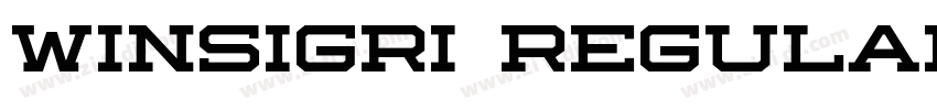 Winsigri Regular字体转换 Winsigri Regular字体转换